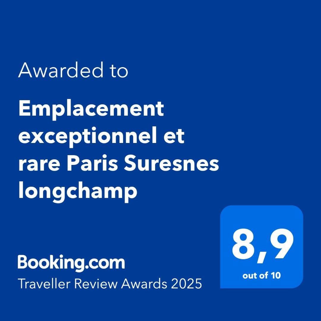 Emplacement Exceptionnel Et Rare Paris Suresnes Longchamp Exterior photo